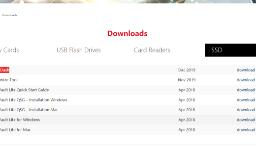 雷克沙固态硬盘Lexar SSD Dash软件下载地址