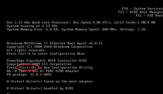 戴尔6I H700 H310 H710 阵列卡配置