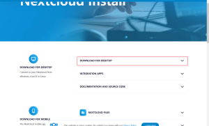 NextCloud Desktop 安装和使用
