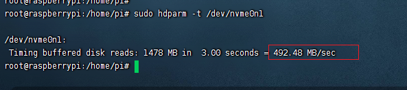 树莓派SD卡或硬盘性能测试
