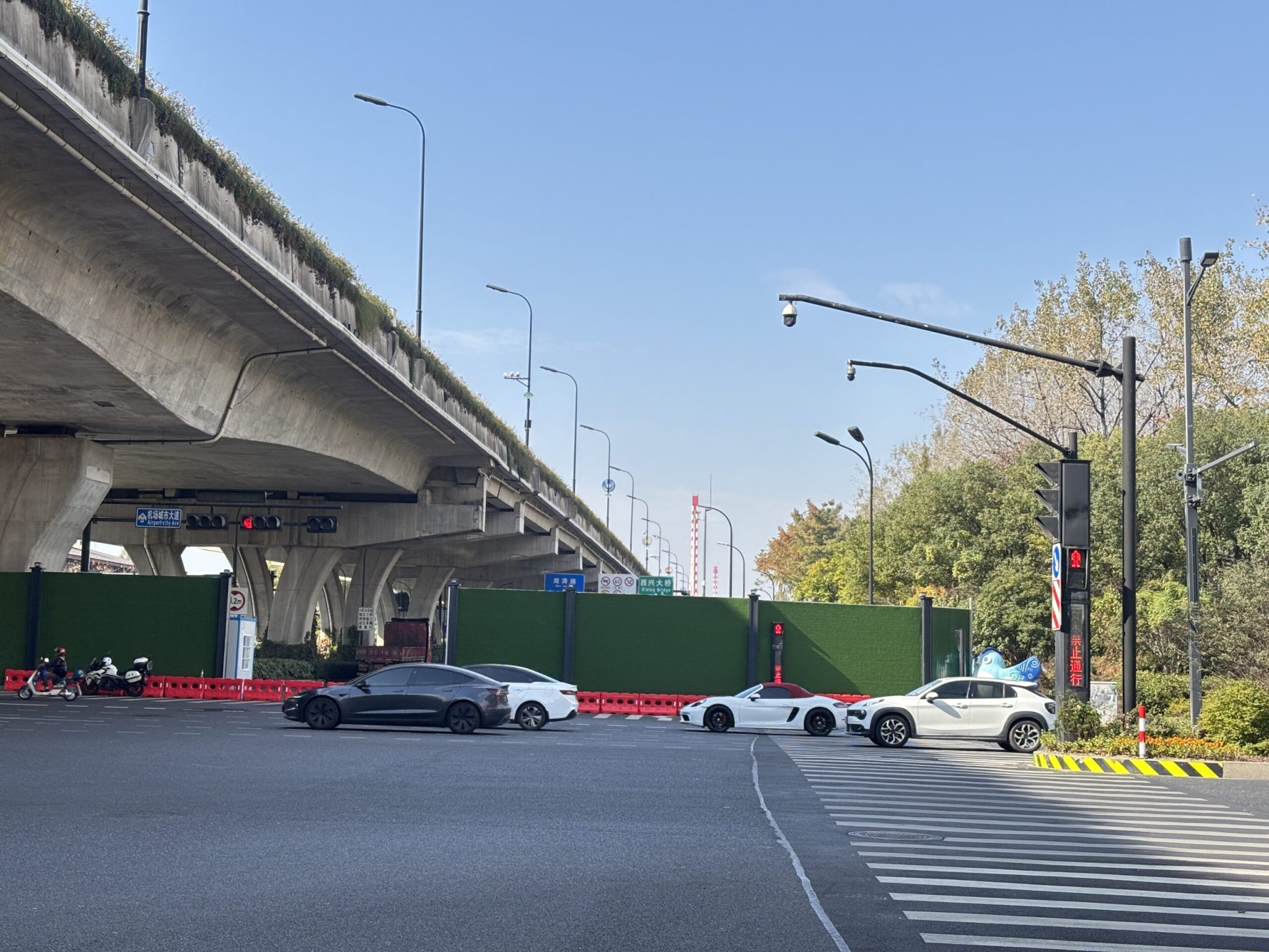 杭州西兴大桥-三桥-断流-封路